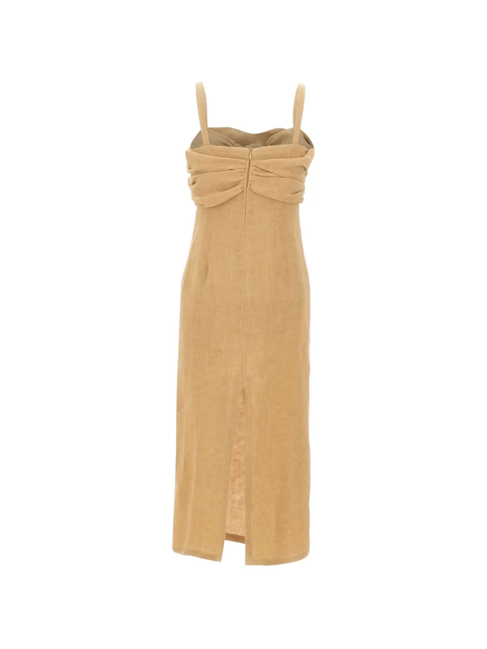 Marella Buck jurk met gedrapeerd detail Beige