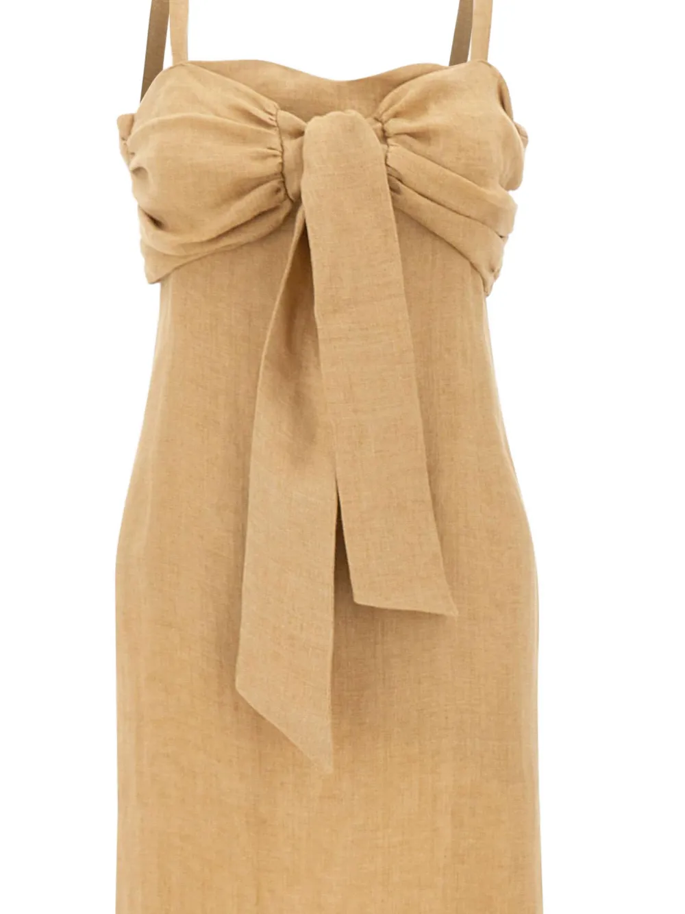 Marella Buck jurk met gedrapeerd detail Beige