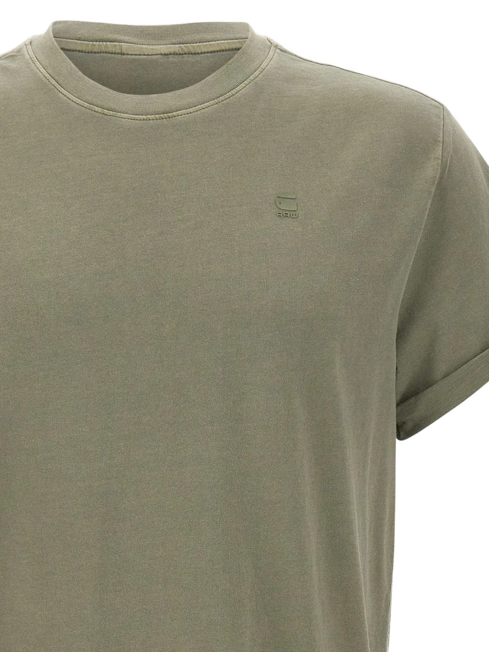 G-Star RAW Lash T-shirt met opgerolde afwerking Groen