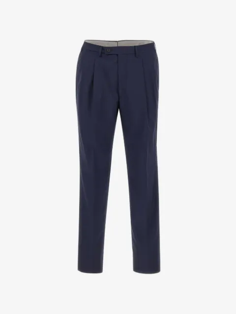 Corneliani pantalones de vestir con pinzas