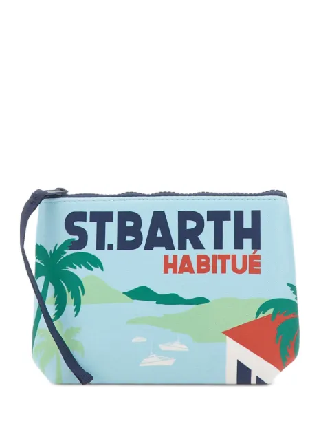 MC2 Saint Barth Aline logo-print clutch bag