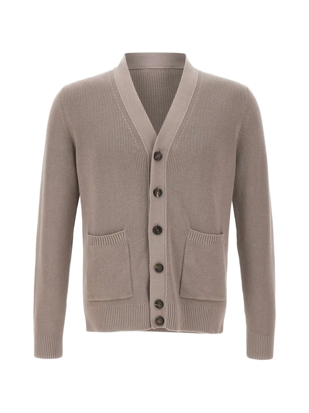 Filippo De Laurentiis V-neck cotton cardigan - Grey