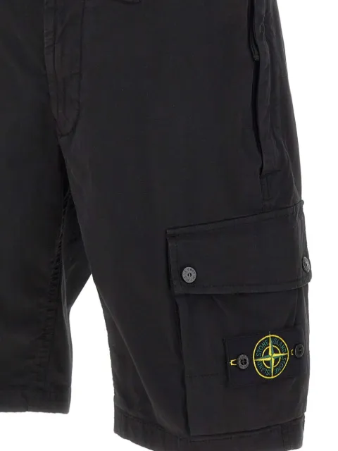 Stone Island Compass-badge cargo shorts