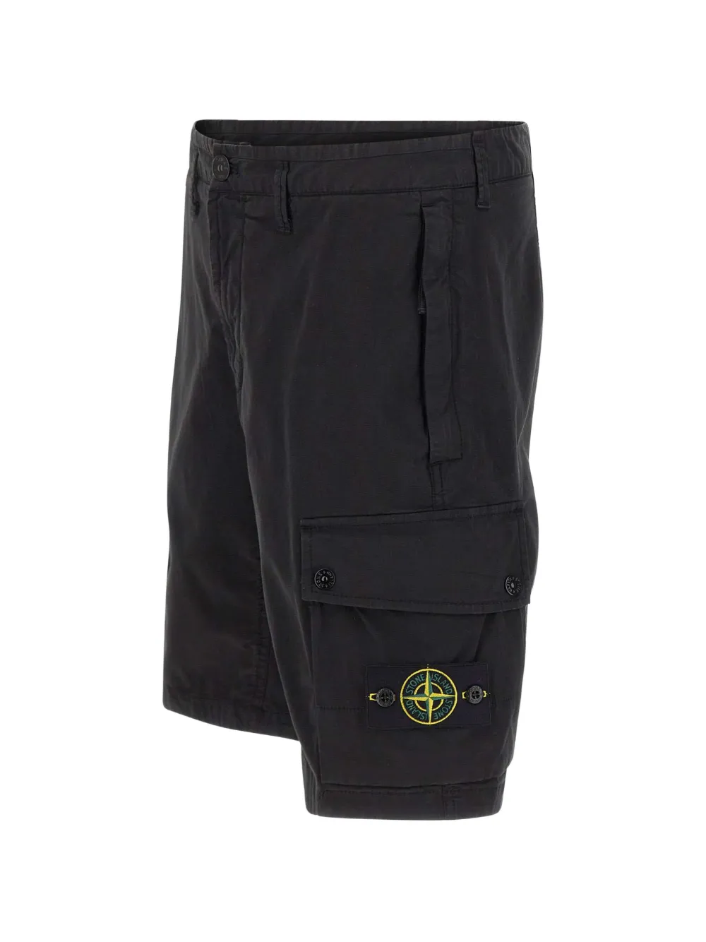 Stone Island Shorts met Compass-logopatch Zwart