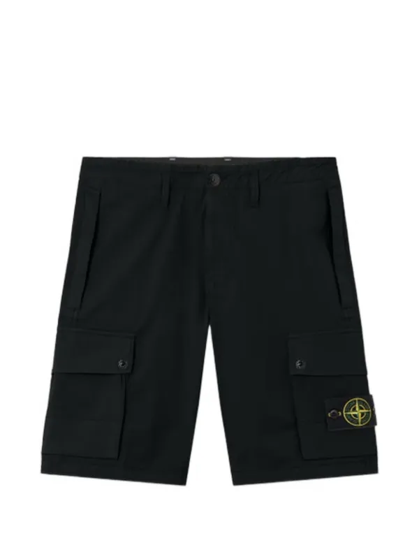 Stone  カーゴショートパンツ ブラック Stone Island カーゴショーツ | ブラック | FARFETCH JP