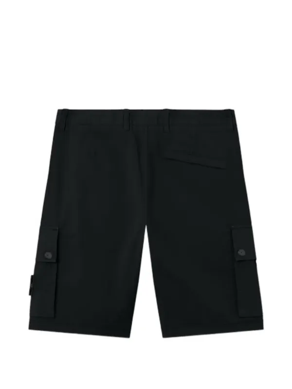 Stone  ブラック カーゴショートパンツ Stone Island カーゴショーツ | ブラック | FARFETCH JP