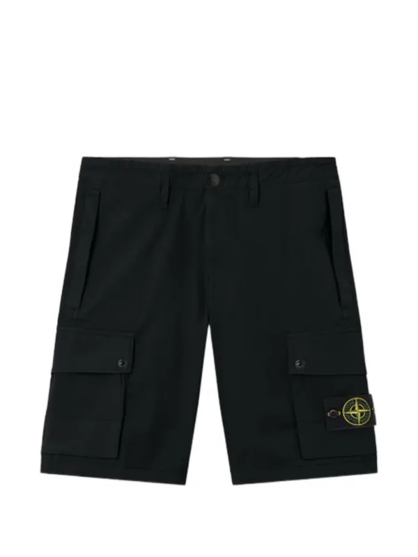 STONE  カーゴショーツ ブラック Stone Island カーゴショーツ | ブラック | FARFETCH JP