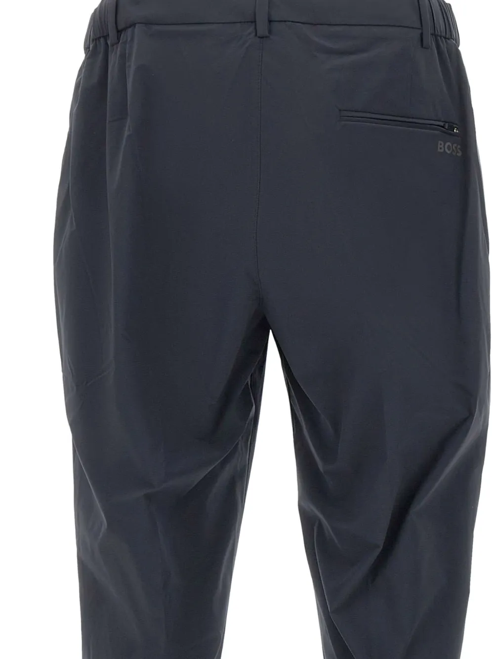 BOSS Broek met trekkoord Blauw