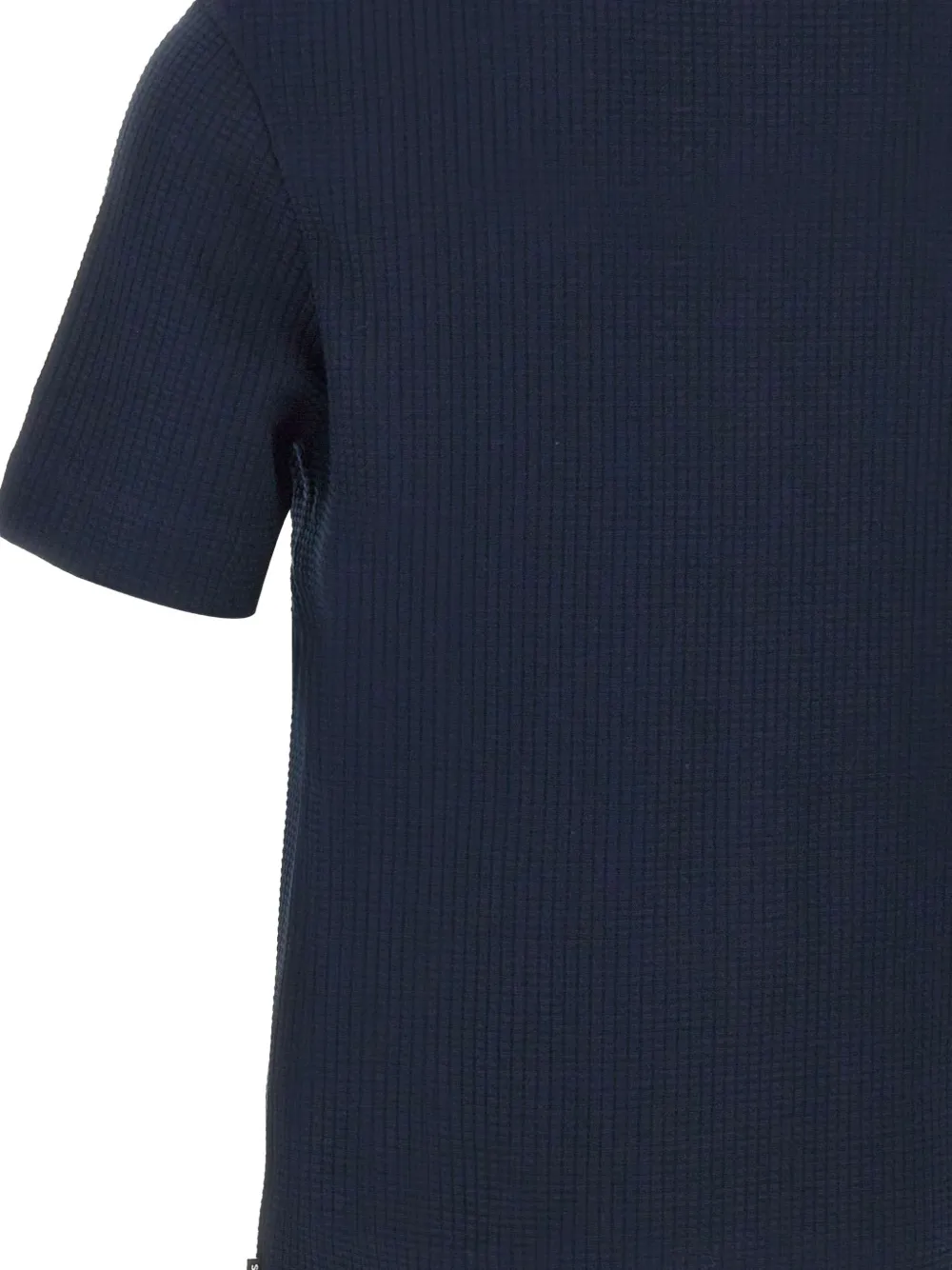 BOSS T-shirt met jacquard Blauw