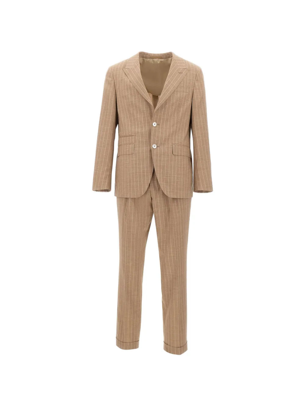 BOSS pinstriped suit - Toni neutri