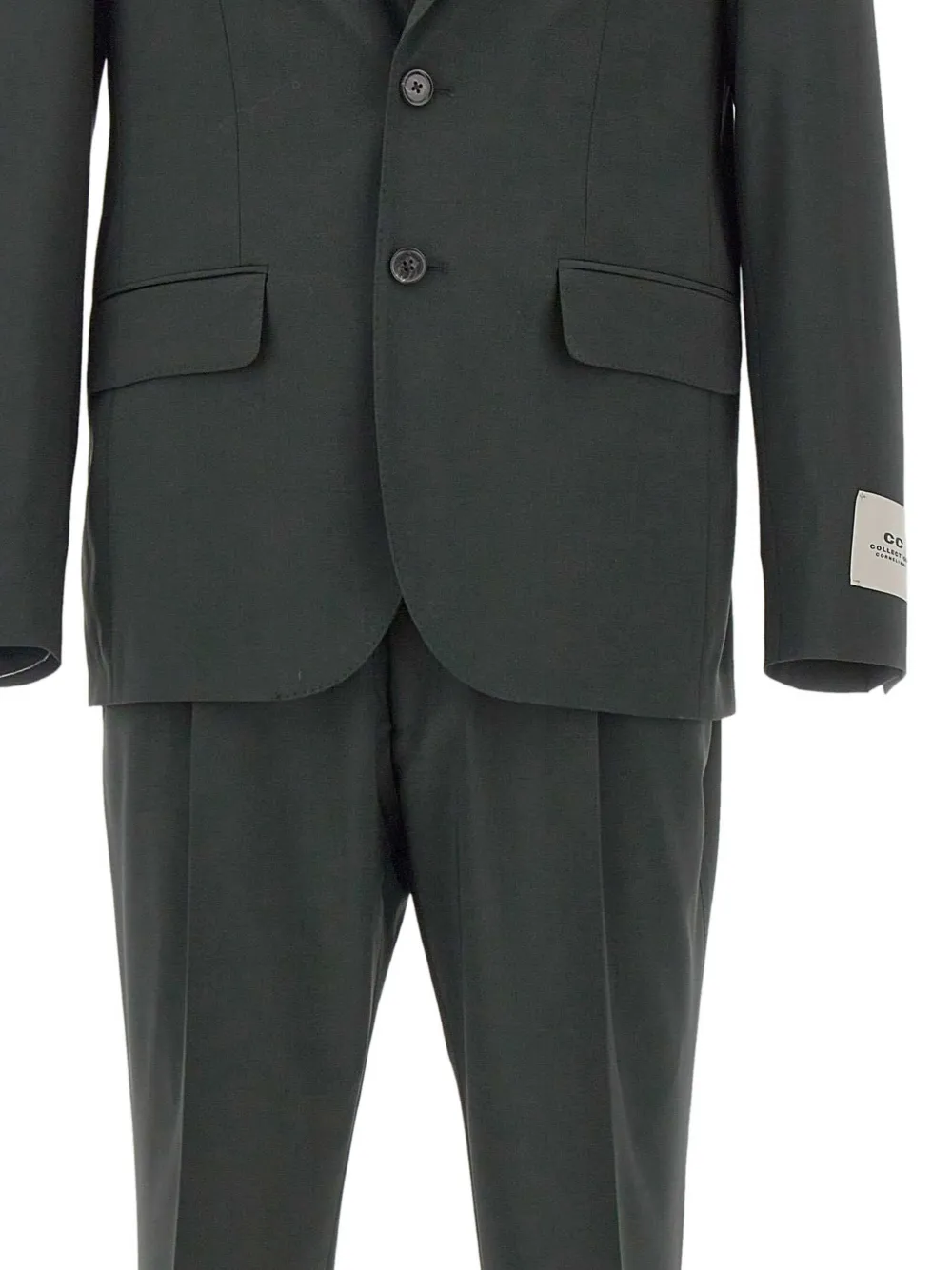 Corneliani Pak met enkele rij knopen Groen