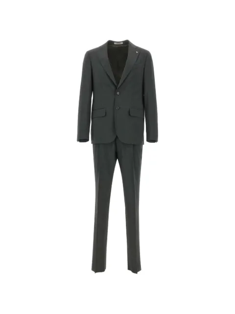 Corneliani single-breasted peak-lapel suit