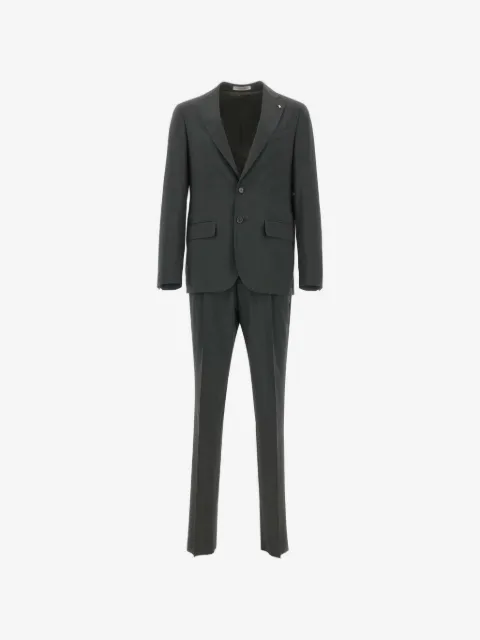 Corneliani single-breasted peak-lapel suit