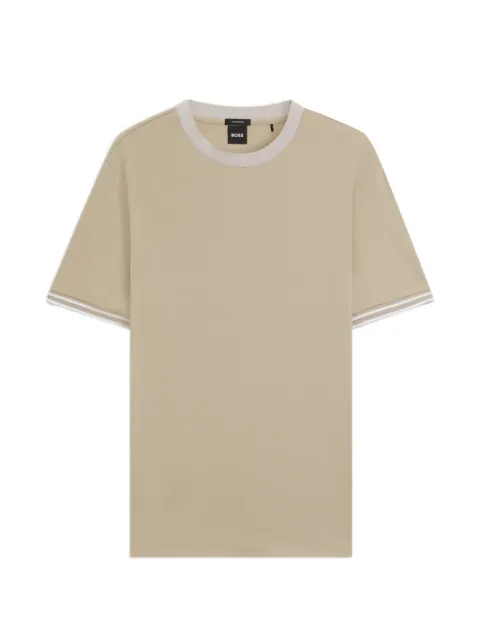 BOSS playera con ribete en contraste
