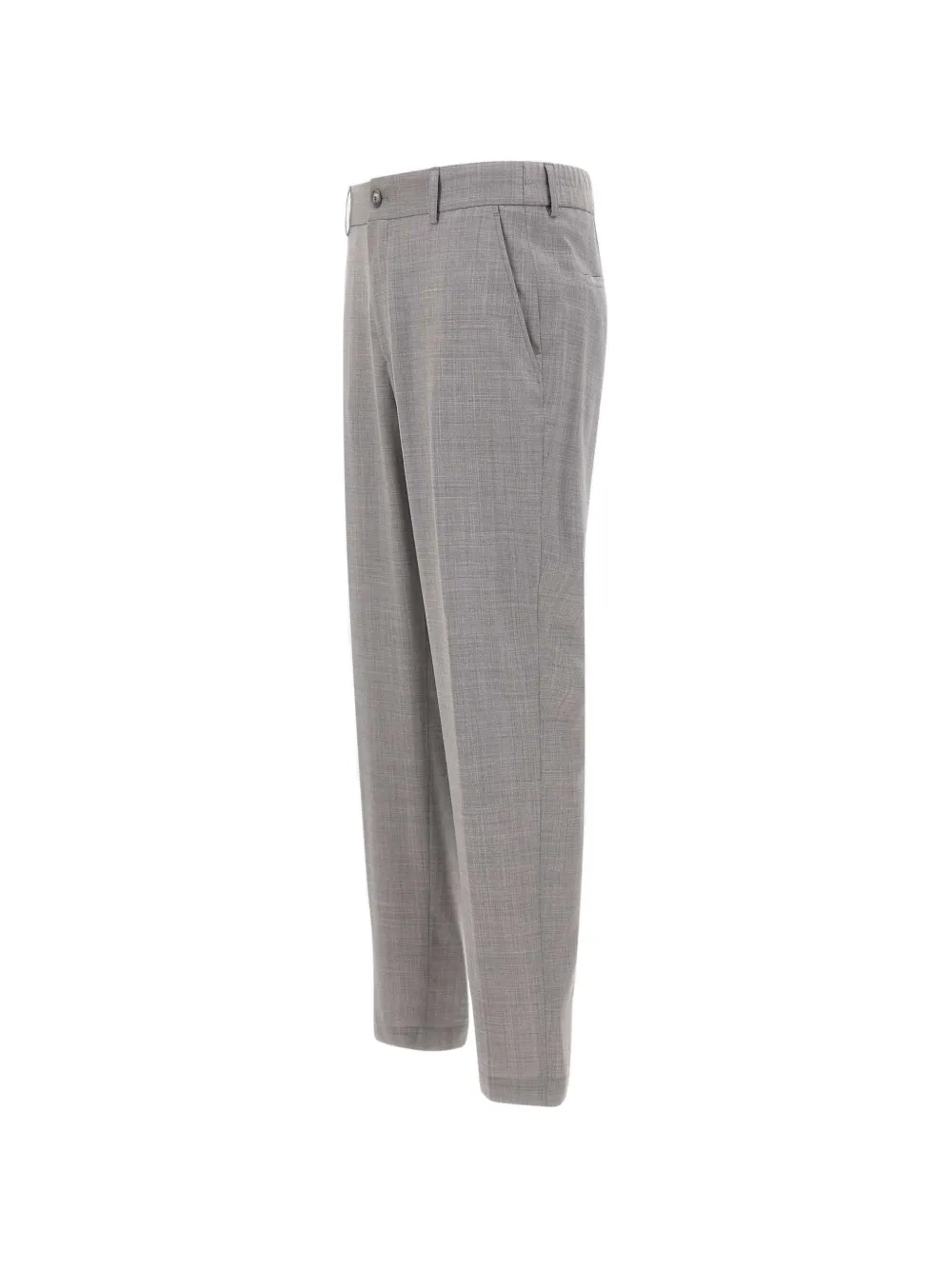 BOSS Broek van scheerwol Grijs