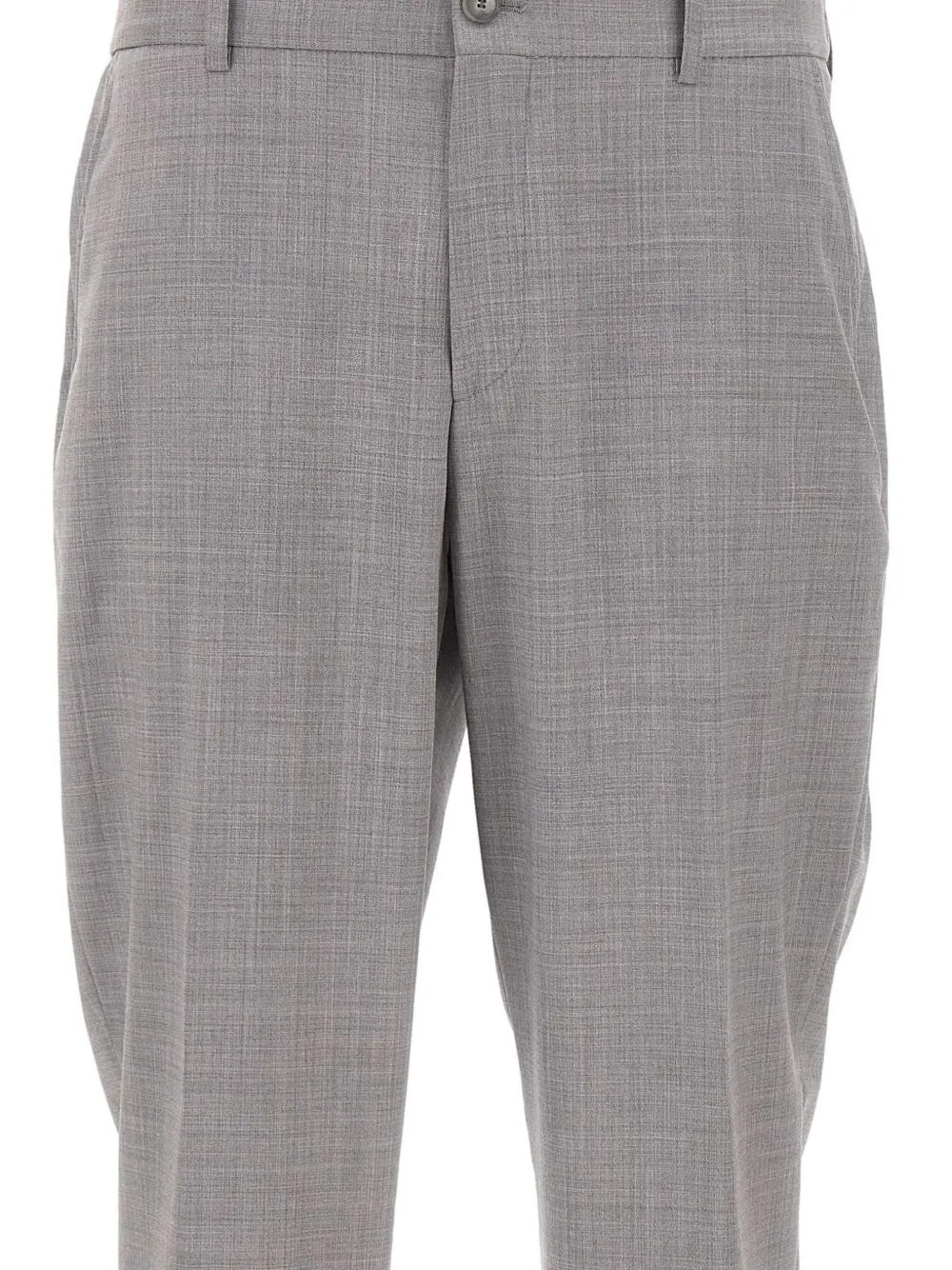 BOSS Broek van scheerwol Grijs