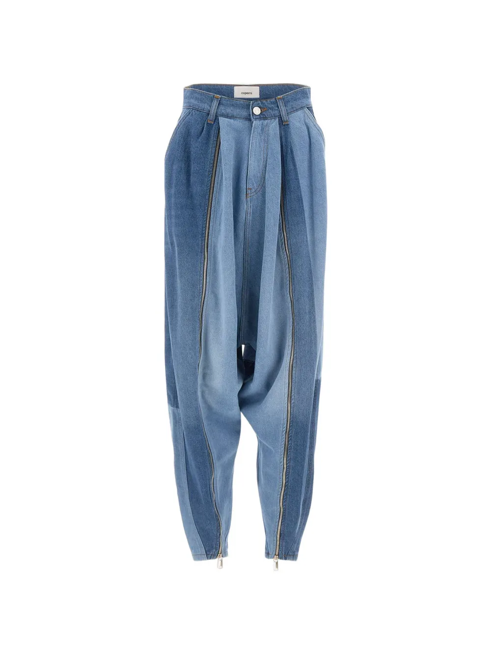 Coperni Sarouel patchwork jeans - Blau