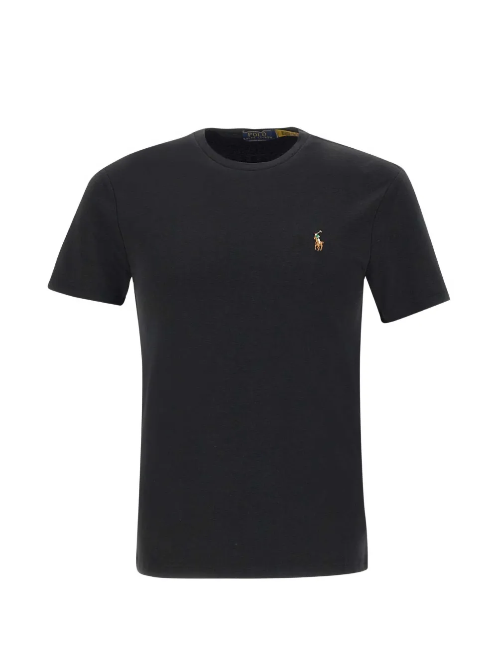 Polo Ralph Lauren embroidered-logo T-shirt - Schwarz