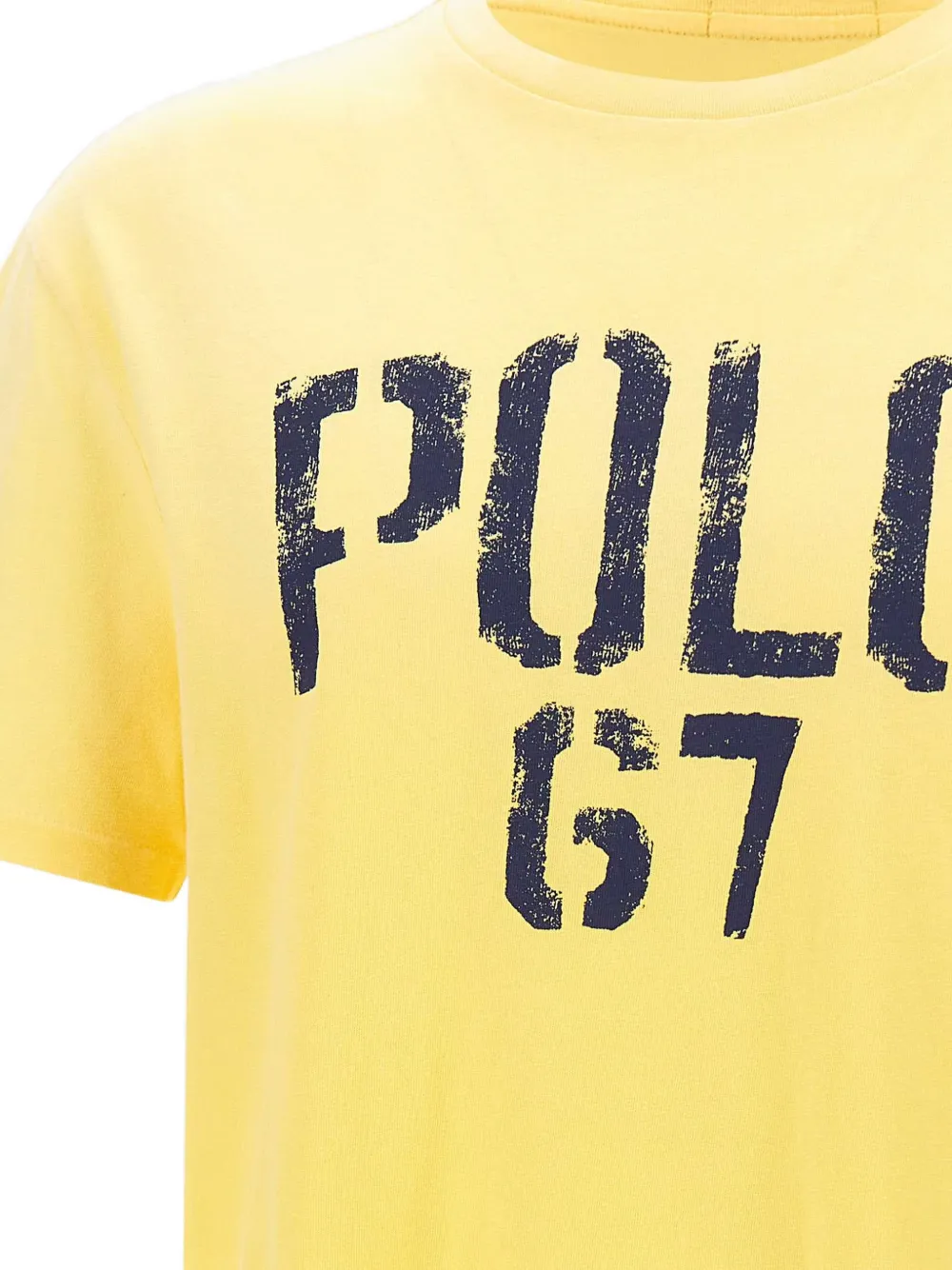 Polo Ralph Lauren Katoenen T-shirt met logoprint Geel