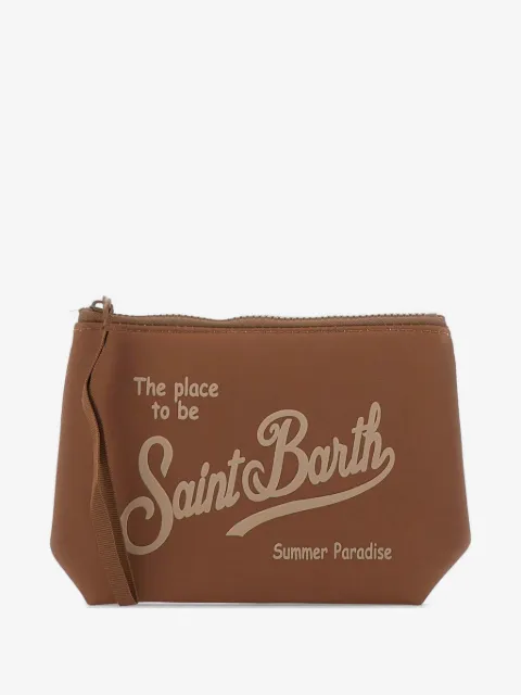 MC2 Saint Barth Clutch Aline com estampa de logo
