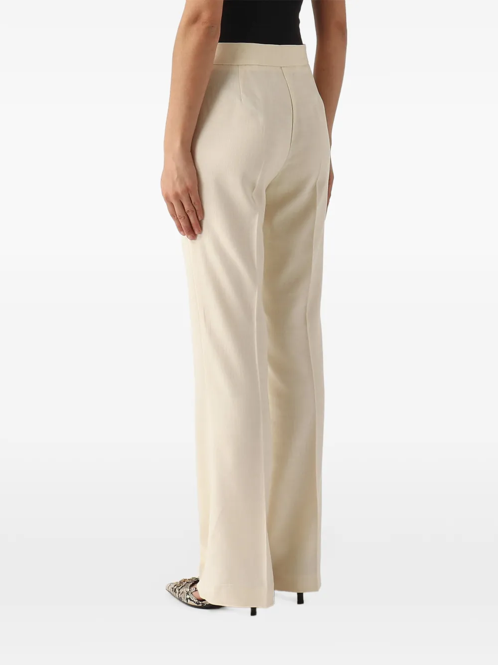 PINKO Pantalon met geplooid detail Wit