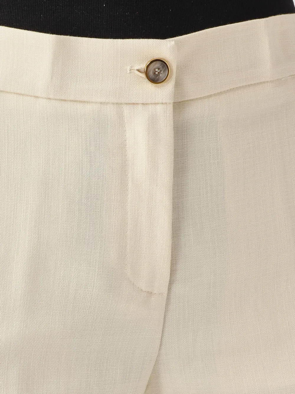 PINKO Pantalon met geplooid detail Wit