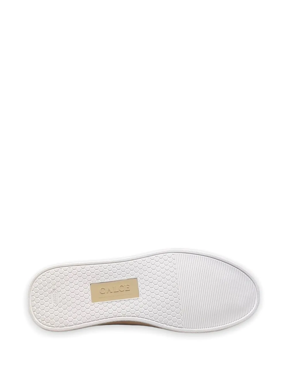 CALCE Leren sneakers met vlakken Wit