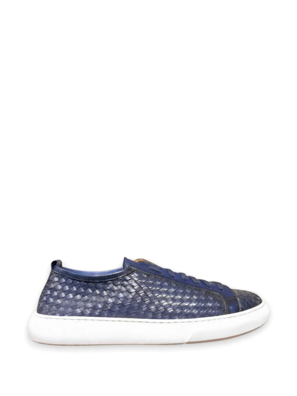 CALCE interwoven leather sneakers - Blu