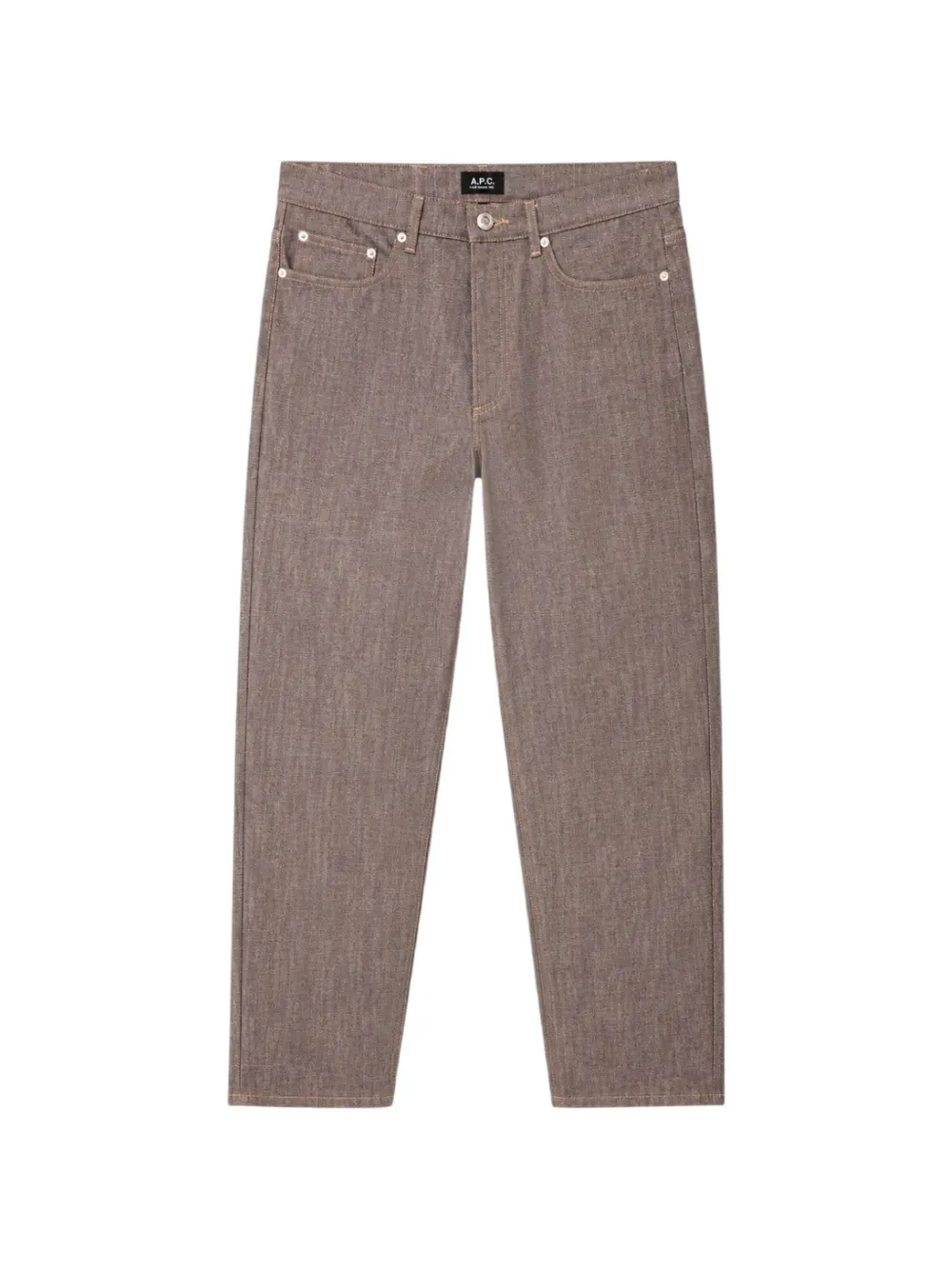 A.P.C. Jean Martin straight-leg five-pocket jeans - Marrone