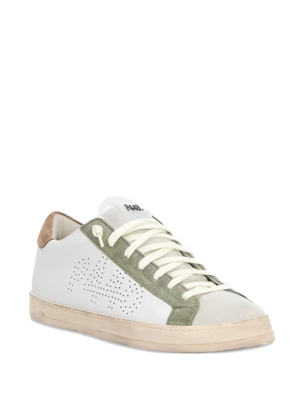 P448 John logo-perforated sneakers Wit