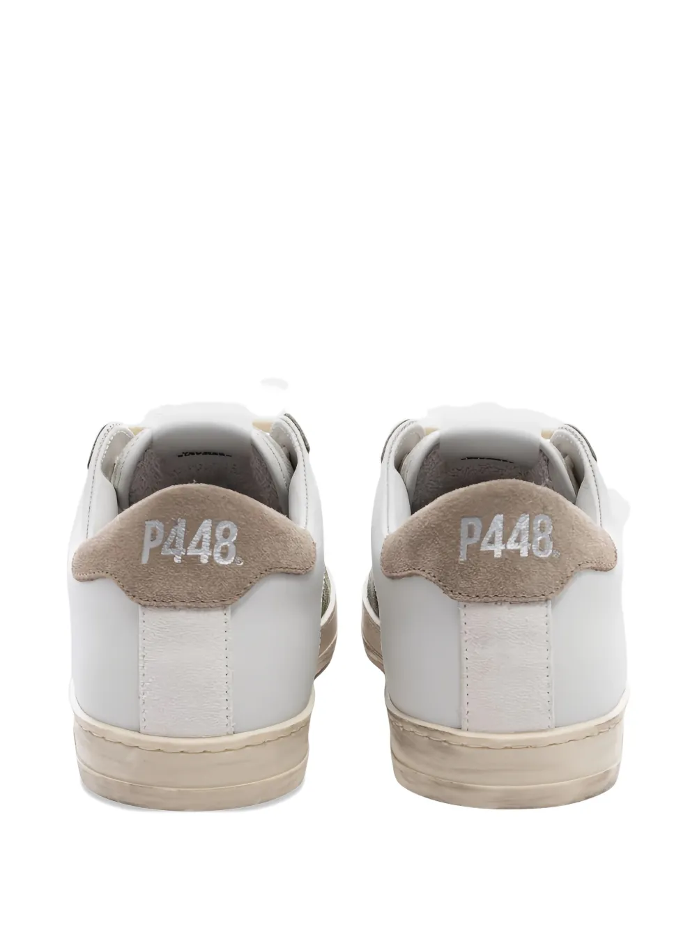 P448 John logo-perforated sneakers Wit