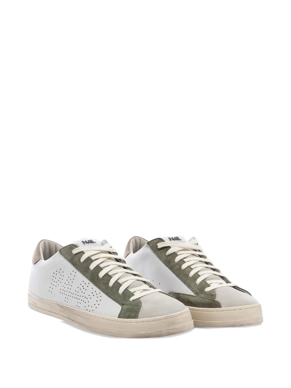 P448 John logo-perforated sneakers Wit
