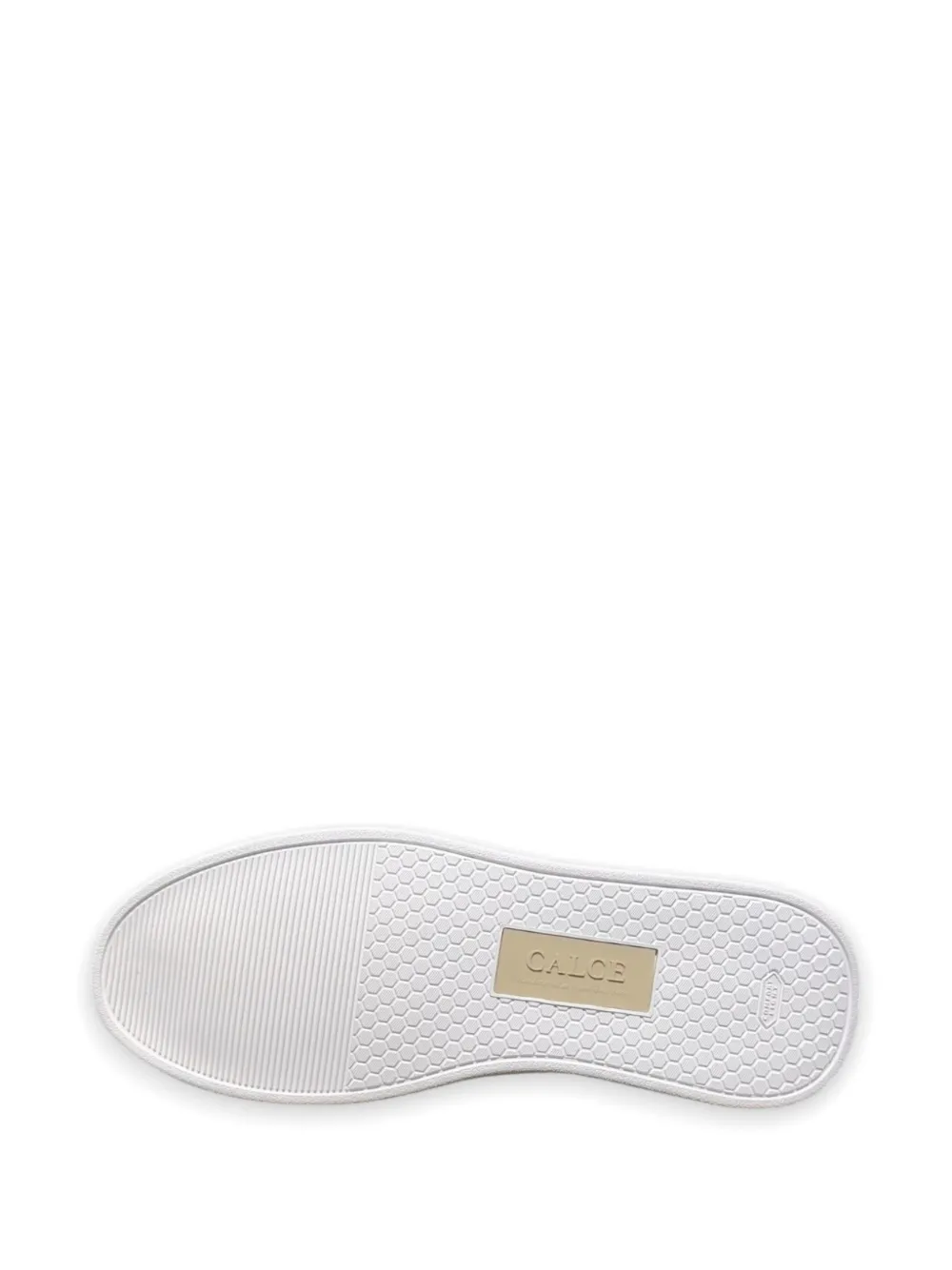 CALCE Suède sneakers met vlakken Bruin