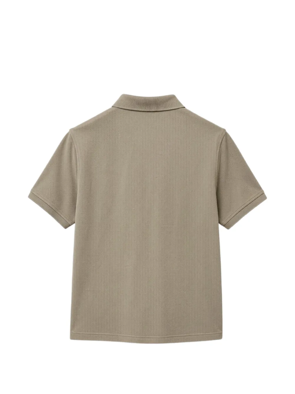 Blauer Poloshirt met logopatch Groen