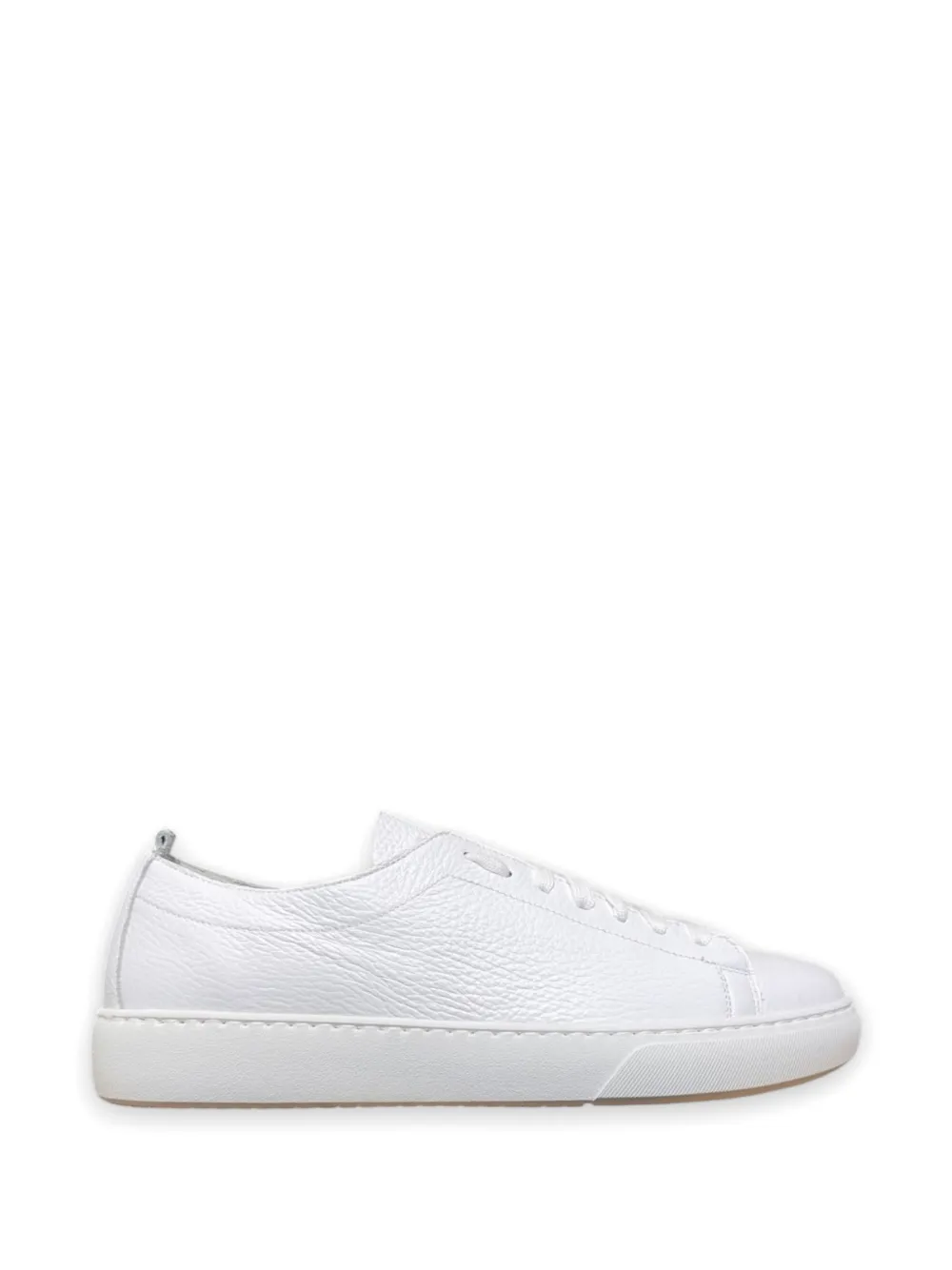 CALCE low-top leather sneakers - Bianco
