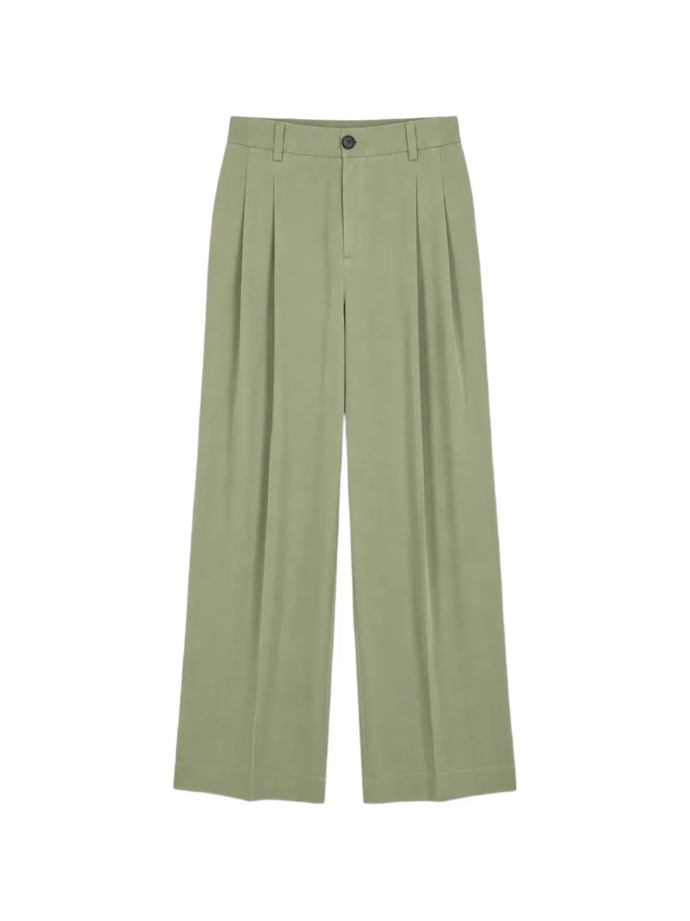 Essentiel Antwerp pleated wide-leg trousers - Verde