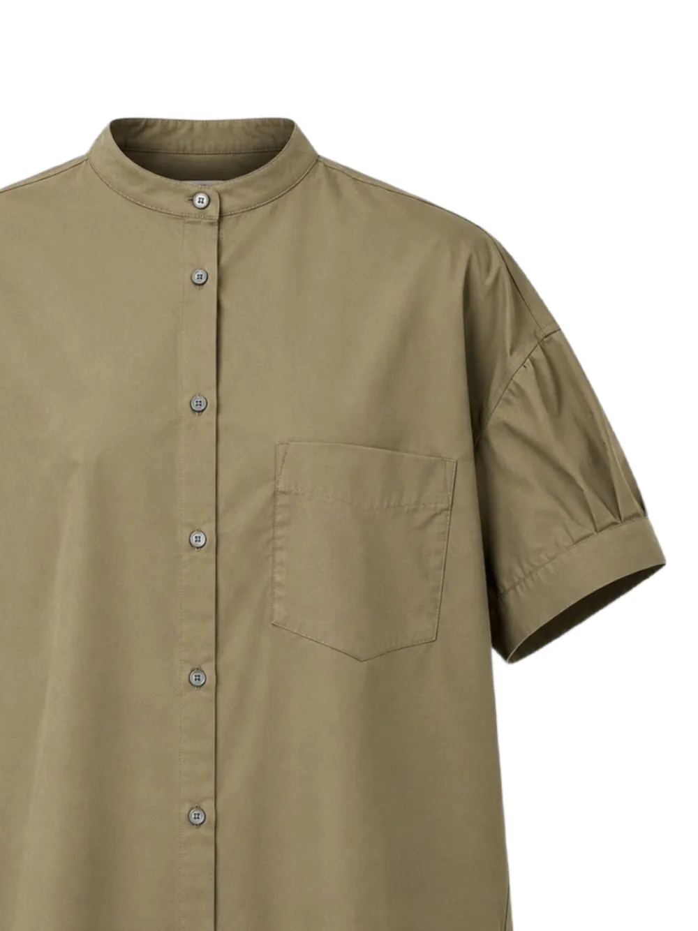  Aspesi Camisa Con Cuello Mao - Verde 