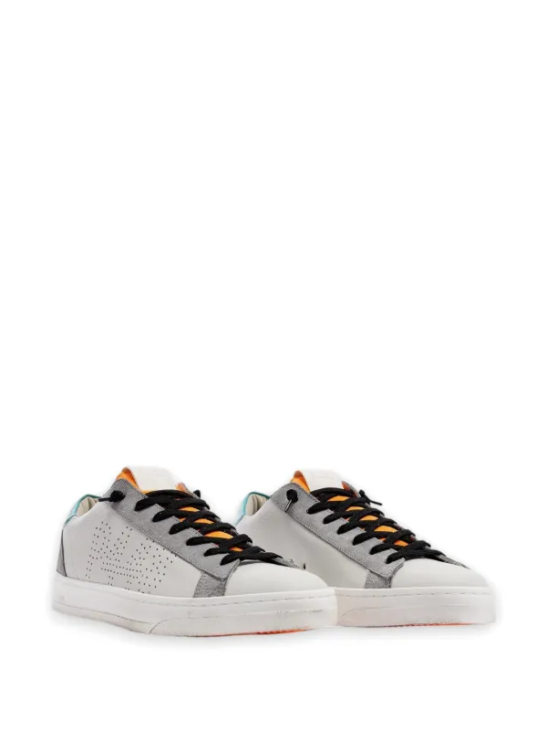 P448 Jack logo-perforated Sneakers | Neutrals | FARFETCH AO