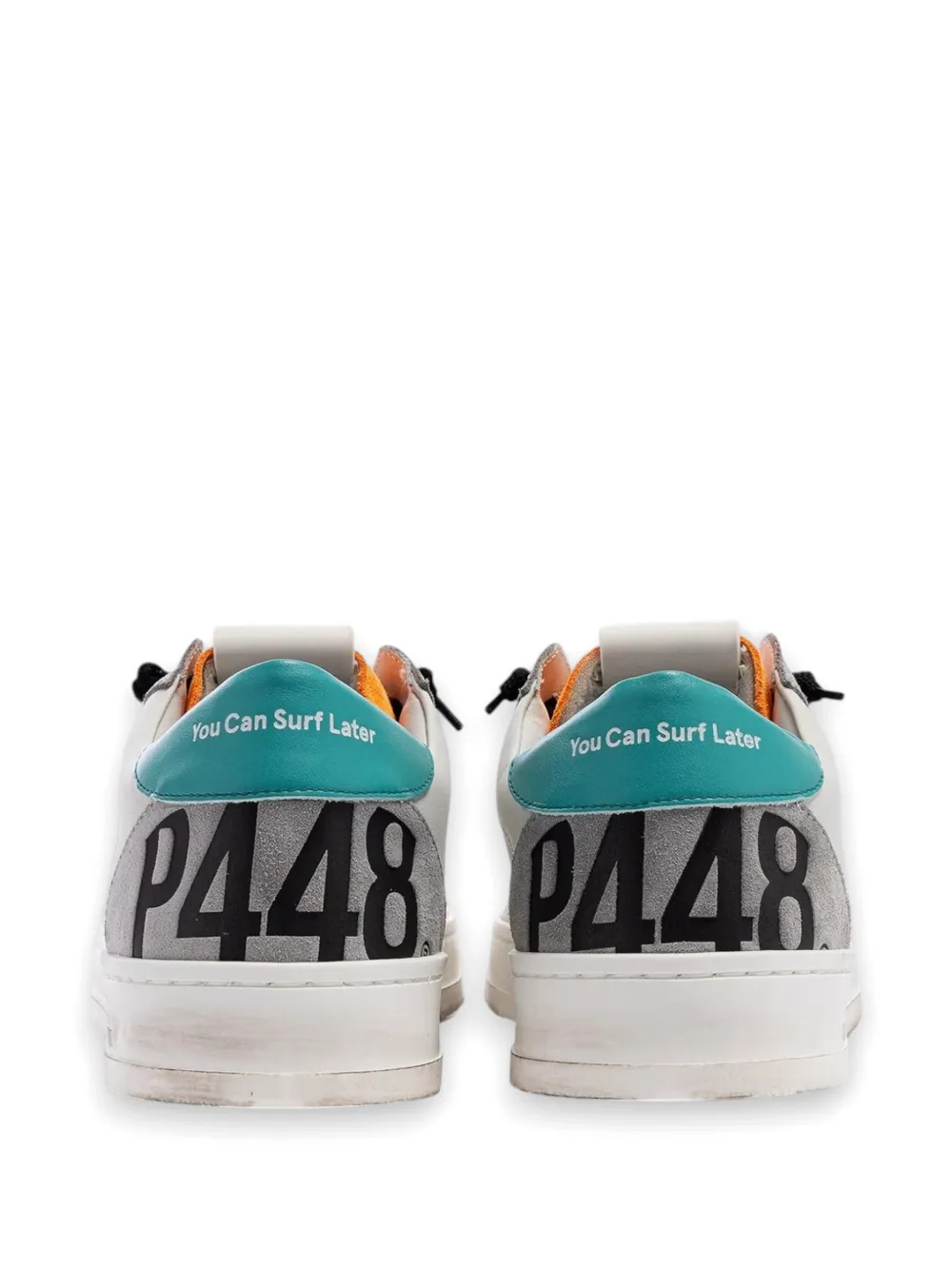 P448 Jack logo-perforated sneakers Beige