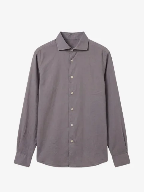 Fedeli long-sleeve button-down shirt