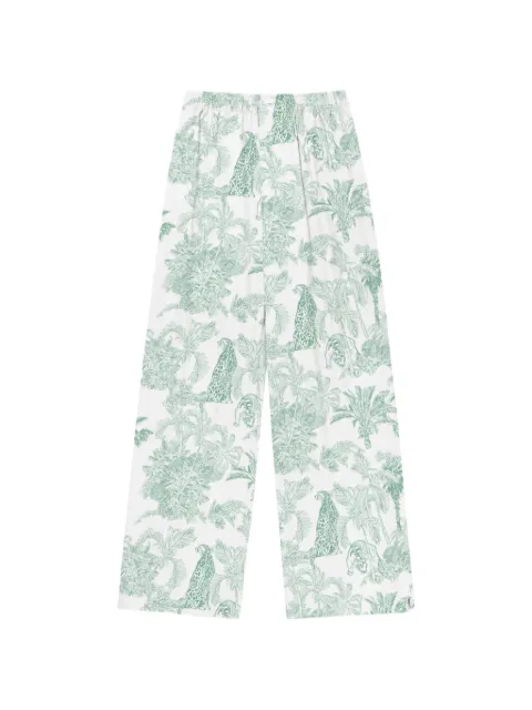 MC2 Saint Barth animal-print palazzo pants