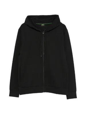 Emporio Armani zip-up Hoodie | Black | FARFETCH