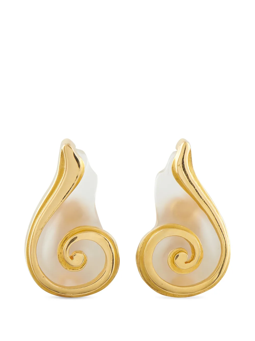 Lalaounis Ilias crystal earrings - Gold