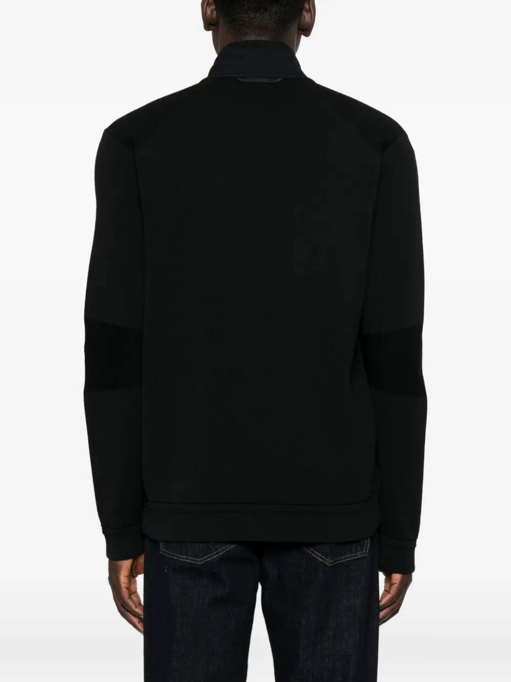 BOSS x Porsche Spirit sweater met ritssluiting Zwart