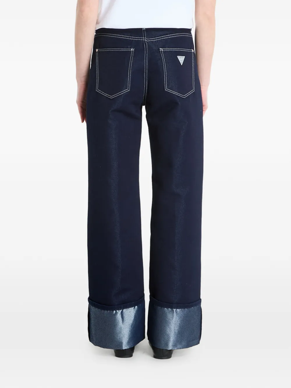 GUESS USA Jeans met omgeslagen cuffs Blauw