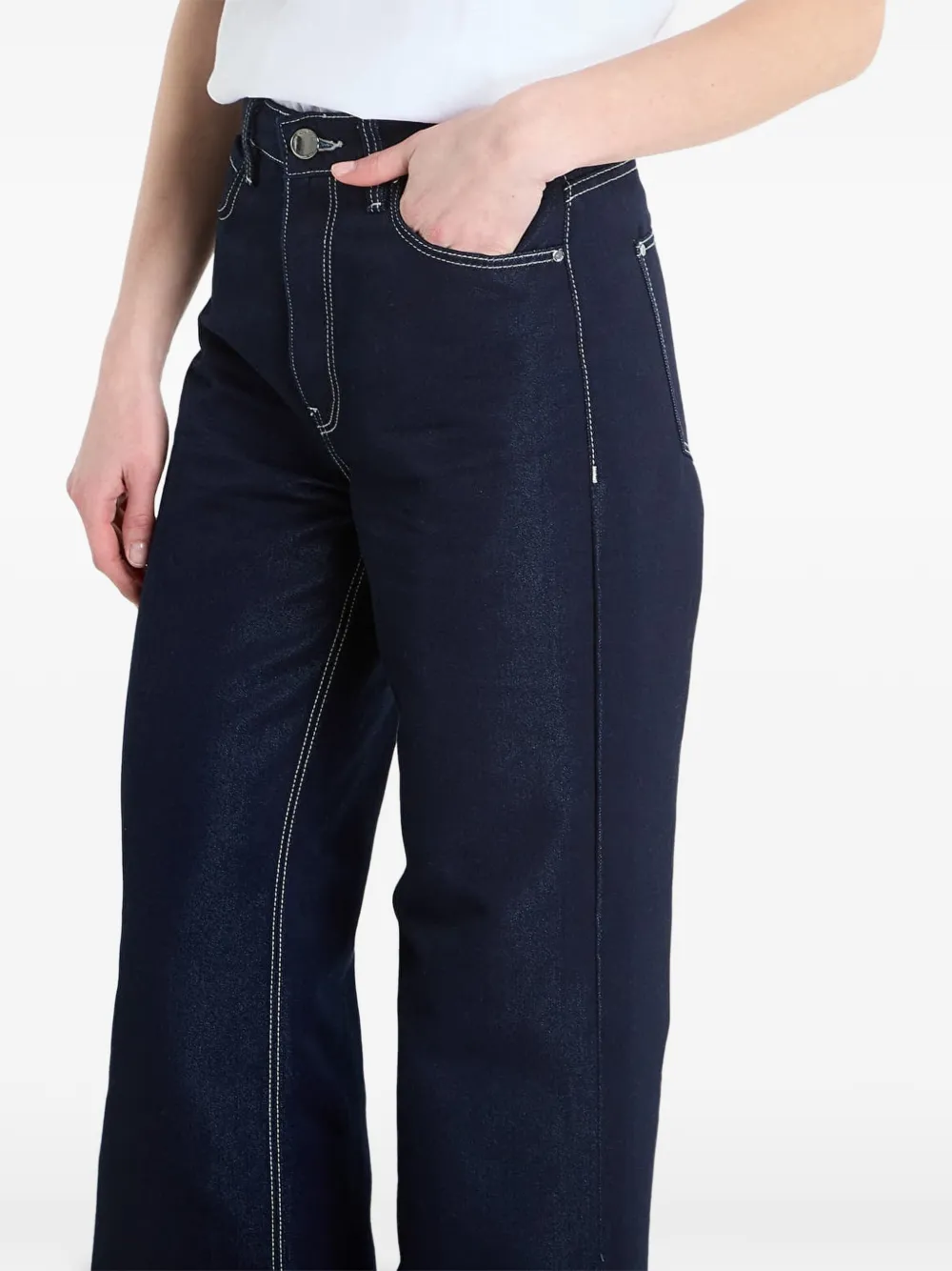 GUESS USA Jeans met omgeslagen cuffs Blauw