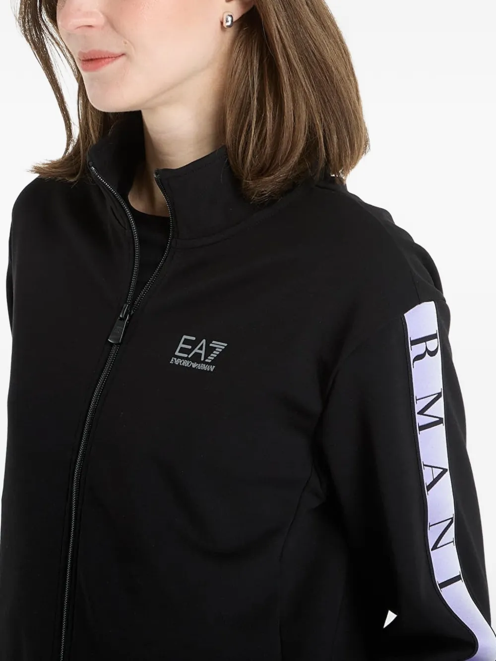 Ea7 Emporio Armani Jack met logoband Zwart