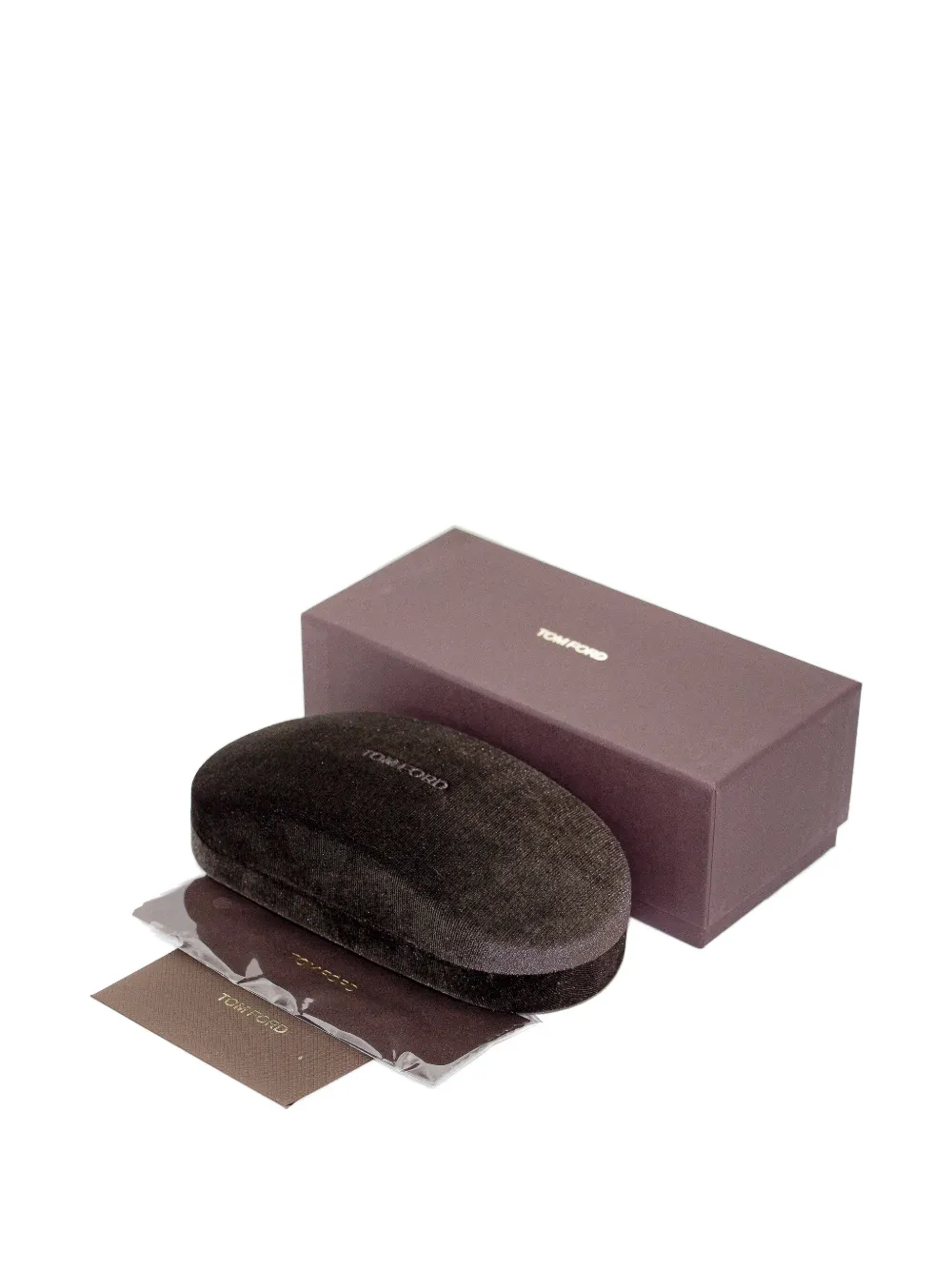 TOM FORD Eyewear Zonnebril met vierkant montuur Goud