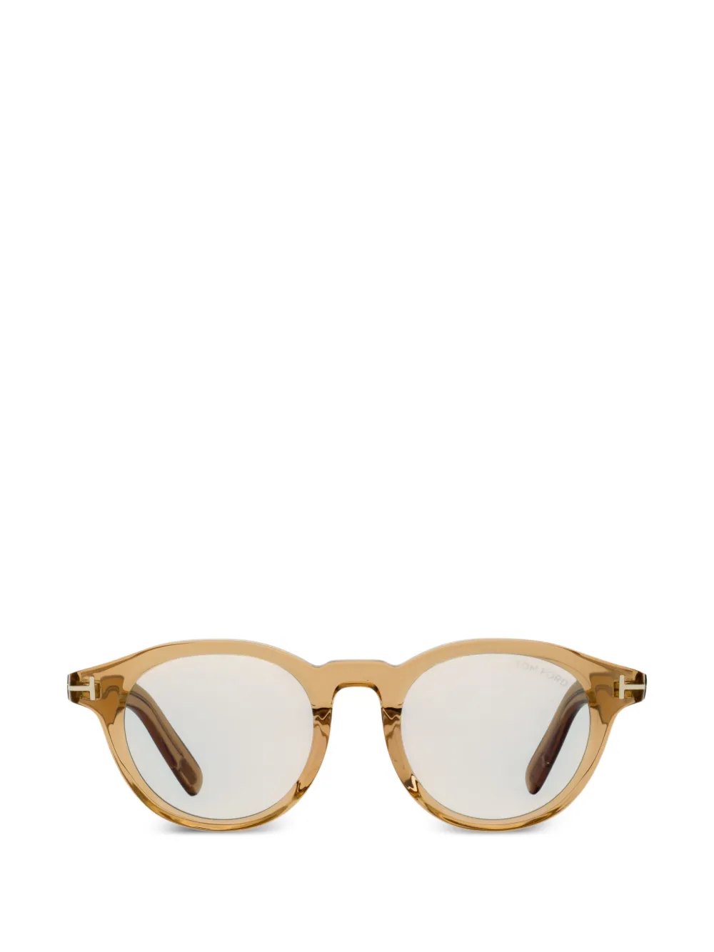 TOM FORD Eyewear Alternative Fit round-frame sunglasses - Toni neutri