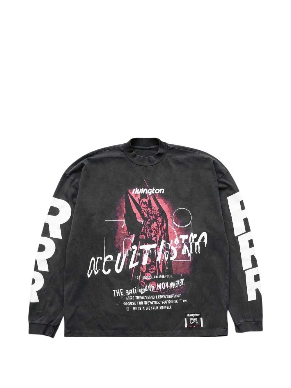 RRR123 Occultista long-sleeve T-shirt - Nero